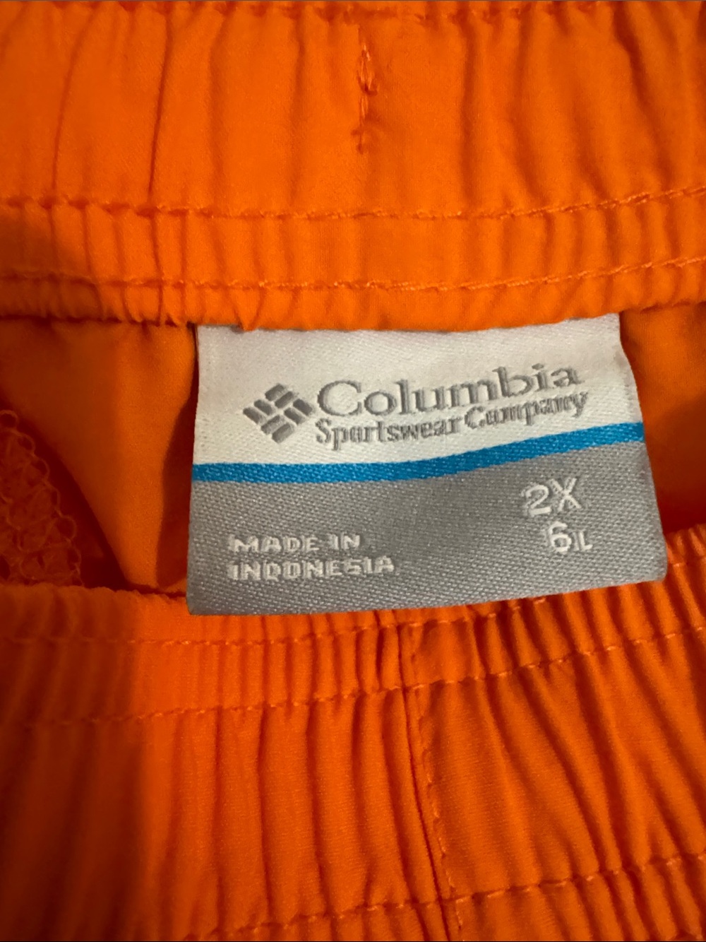 Columbia Bright Orange Women's Athletic Pull-On Shorts - Picture 2 of 6